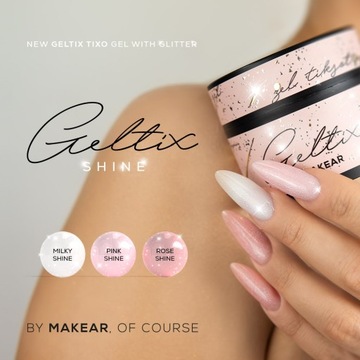 Предзаказ Geltix Rose Shine тиксотропный гель с частицами GT06 15мл