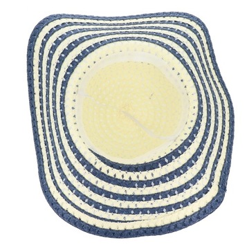 V2 ЖЕНСКАЯ СОЛОМНАЯ ПЛЯЖНАЯ ШЛЯПА С БАНТОМ, ЦВЕТ