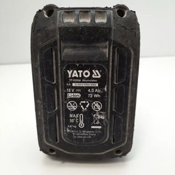 ЯТО АККУМУЛЯТОР 18В 4Ач