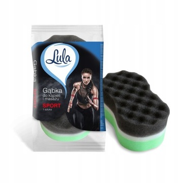 LULA Gąbka do kąpieli i masażu SPORT 3652