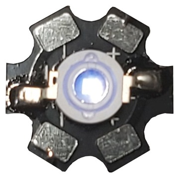 Dioda POWER LED 1W EPILEDS UV 365-370nm, 45mil PCB