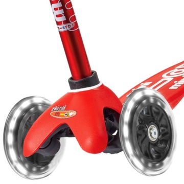 HULAJNOGA MINI MICRO DELUXE LED RED MMD052