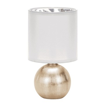 Lampka stołowa PERLO gold white E14 03291 STRUHM