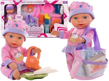 LALKA BOBAS NATALIA + AKCESORIA DO KĄPIELI 5683