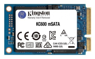Dysk SSD KINGSTON KC600 1024GB mSATA