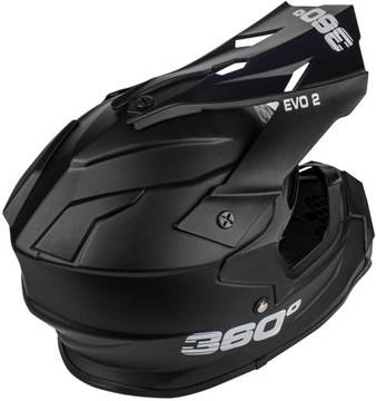 KASK MOTOCYKLOWY CROSS ENDURO DLA DZIECI NA QUADA HOMOLOGACJA LEKKI 360° XS