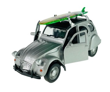 WELLY CITROEN 2CV 1:34 NOWY METALOWY MODEL