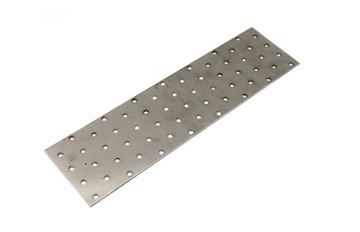 PŁYTKA PERFOROWANA 80x300x2mm ŁĄCZNIK CIESIELSKI BUDOWLANY ATEST