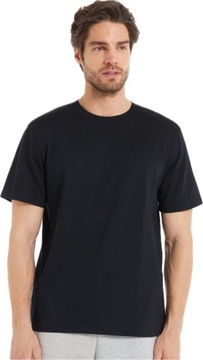 Tezenis T-shirt koszulka 100% bawełna krój REGULAR JAKOŚĆ czarna M