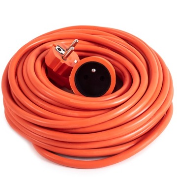 PRZEDŁUŻACZ 20M GRUBY OGRODOWY BUDOWLANY 3x2,5MM
