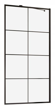 Parawan Idea Black PNJ Factory 70x150 RADAWAY