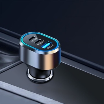 МЕГА МОЩНОЕ автомобильное зарядное устройство Передняя + задняя часть автомобиля 2x USB 3.0 + 4x USB-C 100 Вт