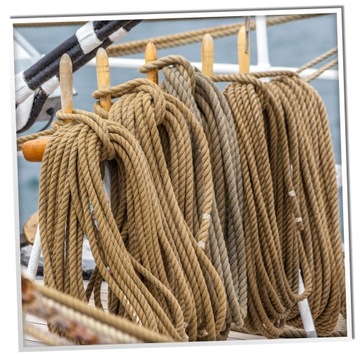 Веревка из натурального джута 25м 10мм.