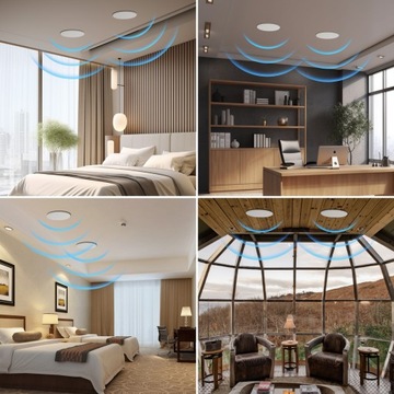 ПОТОЛОЧНЫЙ АУДИОДИНАМИК С BLUETOOTH 4 ДЮЙМА IP44