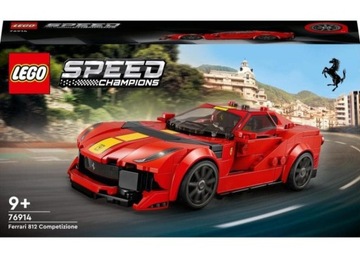 LEGO Speed Champions 76914 Ferrari Czerwone Sportowe Auto Na Wielkanoc