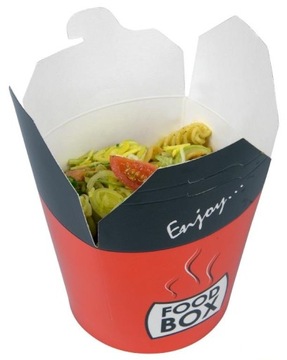 KEBAB BOX POJEMNIKI OPAKOWANIE FRYTKI 500ml 50szt