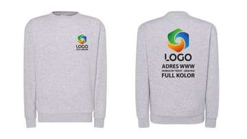 Bluza robocza z własnym nadrukiem logo kolor