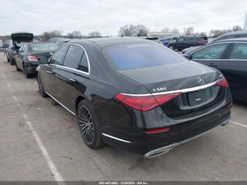 Mercedes Klasa S W223/V223 2021 Mercedes-Benz Klasa S MERCEDES-BENZ S 580 4MATIC 4.0 Benzyna 496KM, zdjęcie 4