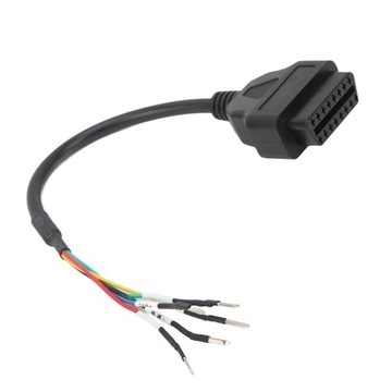 OBD2 Женский соединительный кабель 16 Pin K CAN Line диагностический тестер