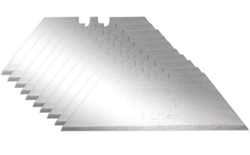 NÓŻ BEZPIECZNY NA OSTRZA TRAPEZOWE Z MAGAZYNKIEM + OSTRZA ZAPASOWE 10szt