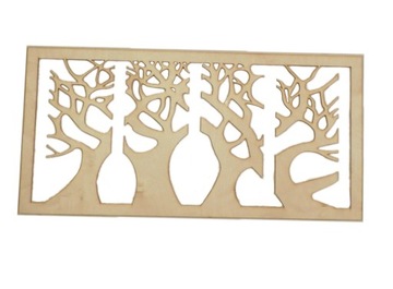 PANEL AŻUR DEKORACYJNY DRZEWO 59 x 29cm Na Wymiar