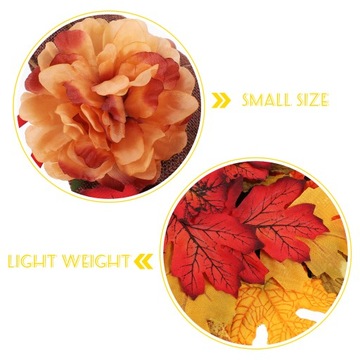 ОСЕННИЙ ВЕНОК ДЕКОР ГНОМА С КЛЕНОВЫМИ ЛИСТЬЯМИ ДЛЯ