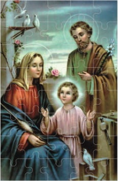 Puzzle Święta Rodzina 40 elementów
