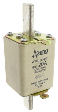 Apena wkładka topikowa bezpiecznik mocy 1 20A gG