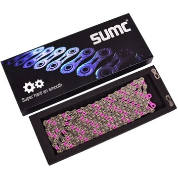SUMC-SX11SL Bicycle Chain with MissingLink, 116L, 11 Speed, Mountain and