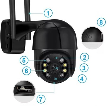 БЕСПРОВОДНАЯ НАРУЖНАЯ КАМЕРА WIFI DIGICAM 2.0 FULL HD