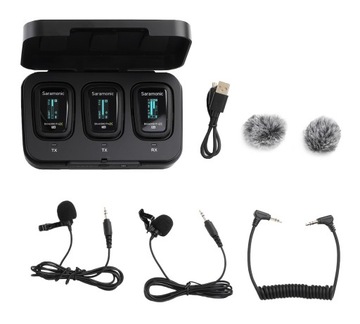 SARAMONIC BLINK500 ProX B2 (RX+2xTX) JACK 3,5MM MIKROFON BEZPRZEWODOWY