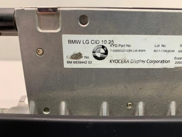 BMW 7 G11 G12 OBRAZOVKA DISPLEJ NAVIGACE 6839442