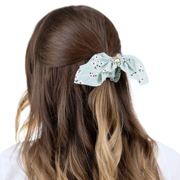 GUMKA do włosów FROTKA apaszka SCRUNCHIES miętowa