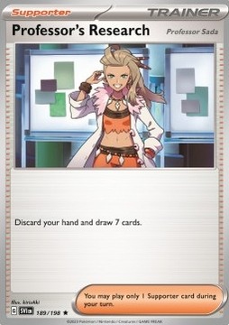 Professor's Research - Scarlet & Violet 191/198, Oryginał karta Pokemon TCG