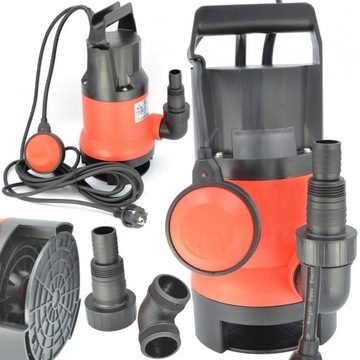 MALEC TP400 POMPA ZATAPIALNA DO WODY CZYSTEJ BRUDNEJ 400W + WIRNIK I PŁYWAK