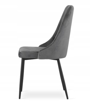 Стул РОЗА, обитый бархатом, МОДЕРН