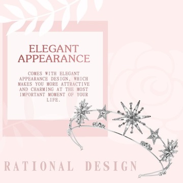 Диадемы Короны Женщины Звездный реквизит