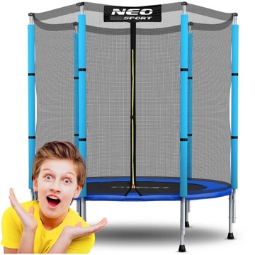 TRAMPOLINA OGRODOWA 140cm 4ft NEOSPORT DLA DZIECI