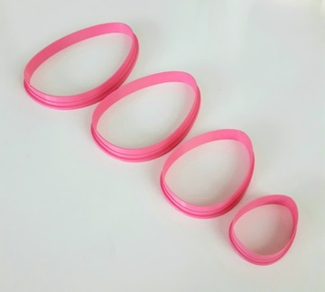 4 X FOREMKA WYKRAWACZ FORMA OZDOBA WIELKANOCNA WIELKANOC jajo zestaw 15 cm