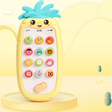 ИНТЕРАКТИВНЫЙ МУЗЫКАЛЬНЫЙ ТЕЛЕФОН «АНАНАС» ДЛЯ МАЛЫШЕЙ