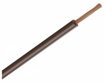 Kabel Przewód FLRY-B 0,5mm2 1x0,50mm Brązowy 5mb