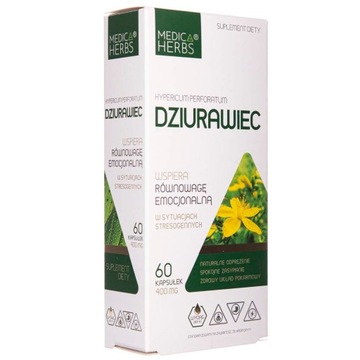 Medica DZIURAWIEC St. John's Wort 400 mg 60 kaps.