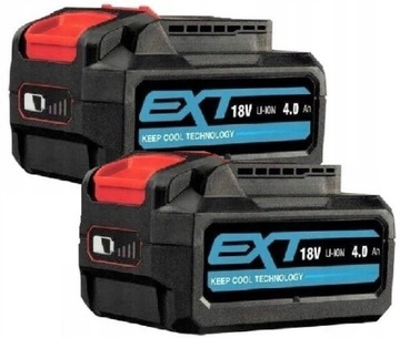 2 x ERBAUER BATERIA EBAT18LI-4 18V 4.0 4Ah ZESTAW