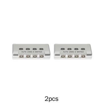 2x 4-portowy przełącznik automatycznego
