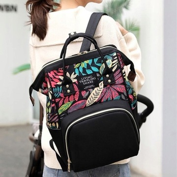 РЮКЗАК СУМКА-ОРГАНИЗАТОР ДЛЯ КОЛЯСКИ ДЛЯ МАМ БОЛЬШАЯ УНИВЕРСАЛЬНАЯ ВМЕСТИМОСТЬ 3в1