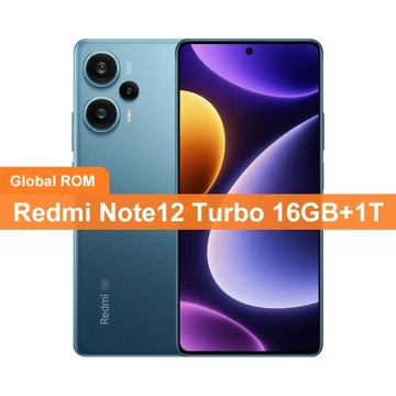 Smartfon Xiaomi Redmi Note 12 Turbo 16 GB / 1 TB 5G niebieski