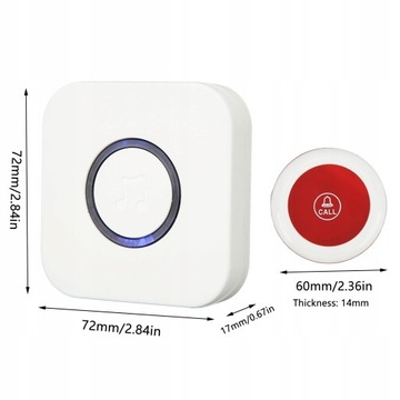 Беспроводная сигнализация вызова пейджера для сиделки