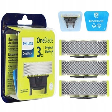 3 лезвия для лезвий PHILIPS ONE BLADE QP230/50