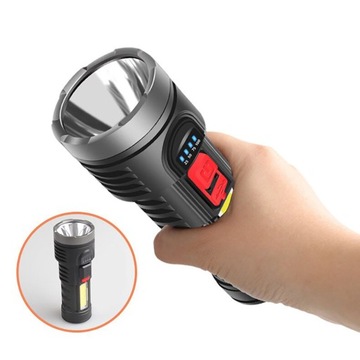 АККУМУЛЯТОРНЫЙ СВЕТОДИОДНЫЙ ФОНАРЬ + COB USB