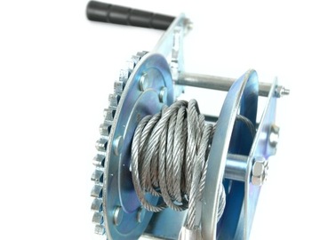 ЛЕБЕДКА ГОРИЗОНТАЛЬНАЯ ТРОСОВАЯ 450КГ 5М GEKO CABLES